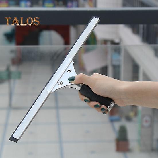 Professional Window Squeegee with Rubber Lip Long Handle Bathroom Shower Window Wiper Glass Cleaning Tool