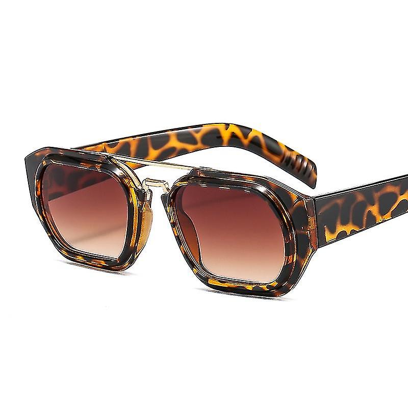 2023 New Fashion Suqare Sunglasses Women Men Shield Luxury Brand Designer Pc Colorful Frame Gradients Lens Travel Sun Glasses