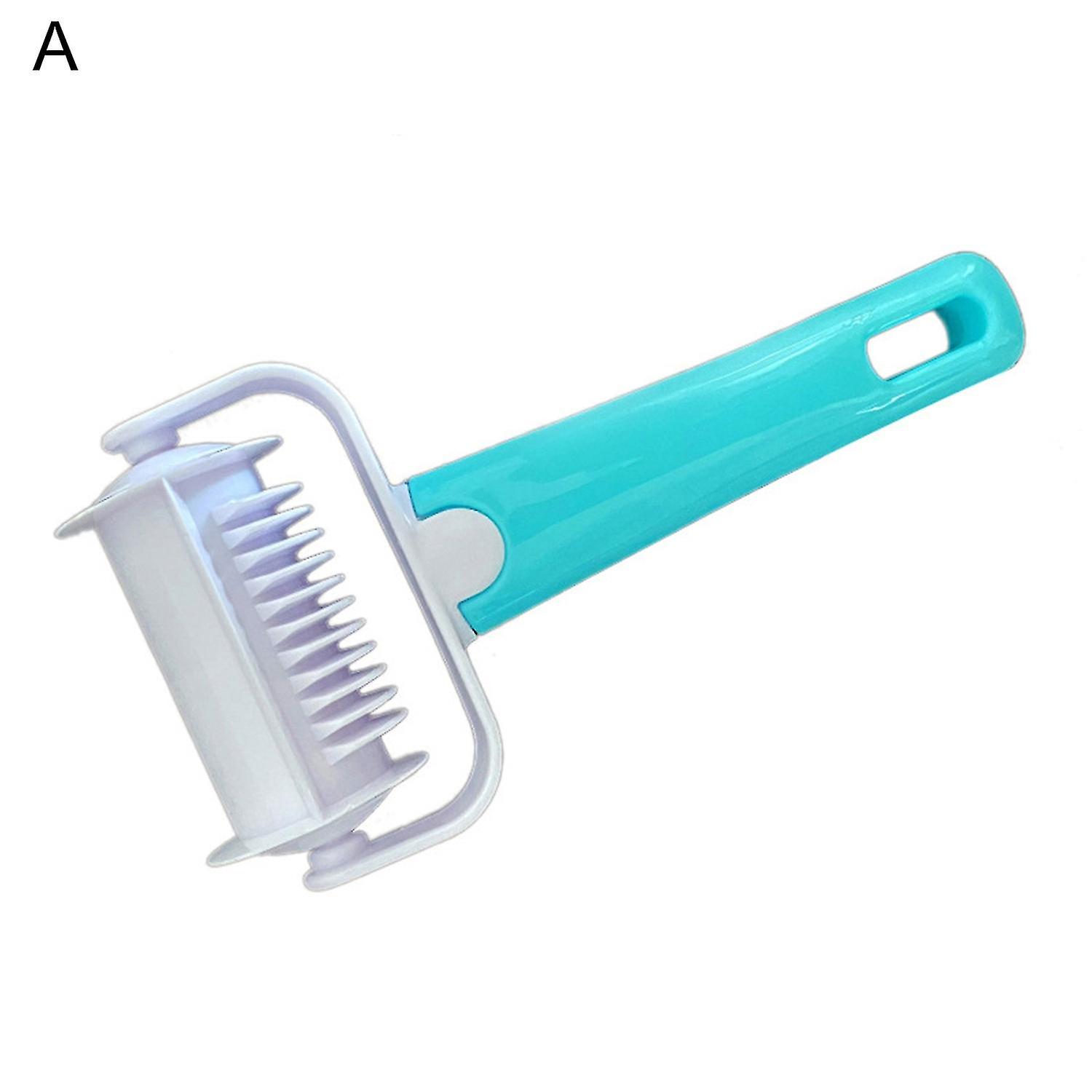 Biscuit Rolling Cutter Reusable Anti-Slip Handle Plastic Safety Material Rolling Lattice Cutter for