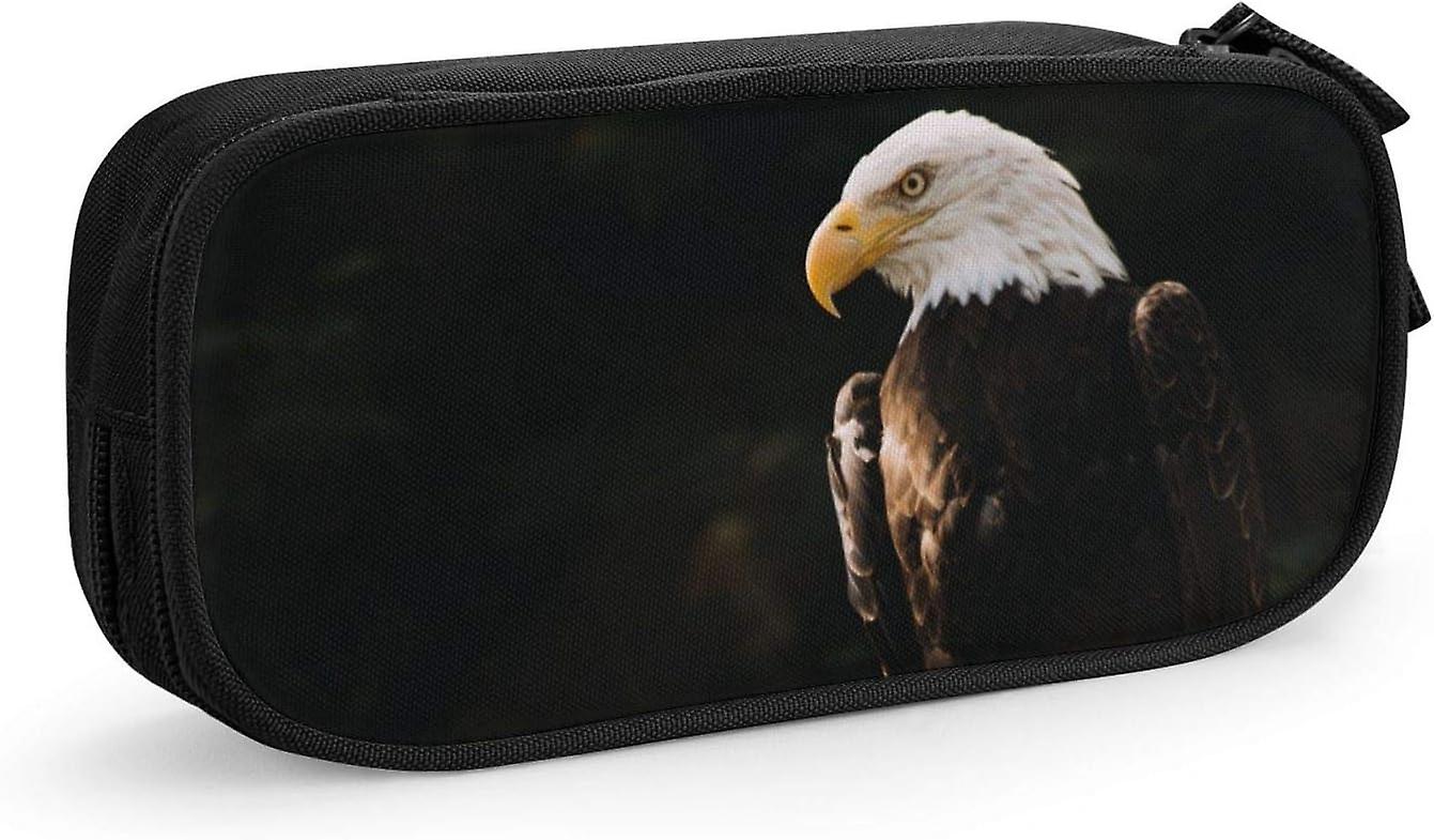 أصلع النسر النسر الطيور قلم رصاص الحقيبة قلم رصاص مربع القرطاسية منظم مستحضرات التجميل ماكياج حقيبة عالية السعة لللوازم المكتبية المدرسية SAOE003200
