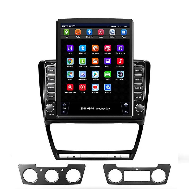 Car Radio For Skoda Octavia 2 A5 2004-2013 Multimedia Video Player Stereo For Tesla Style 9.7 Inch