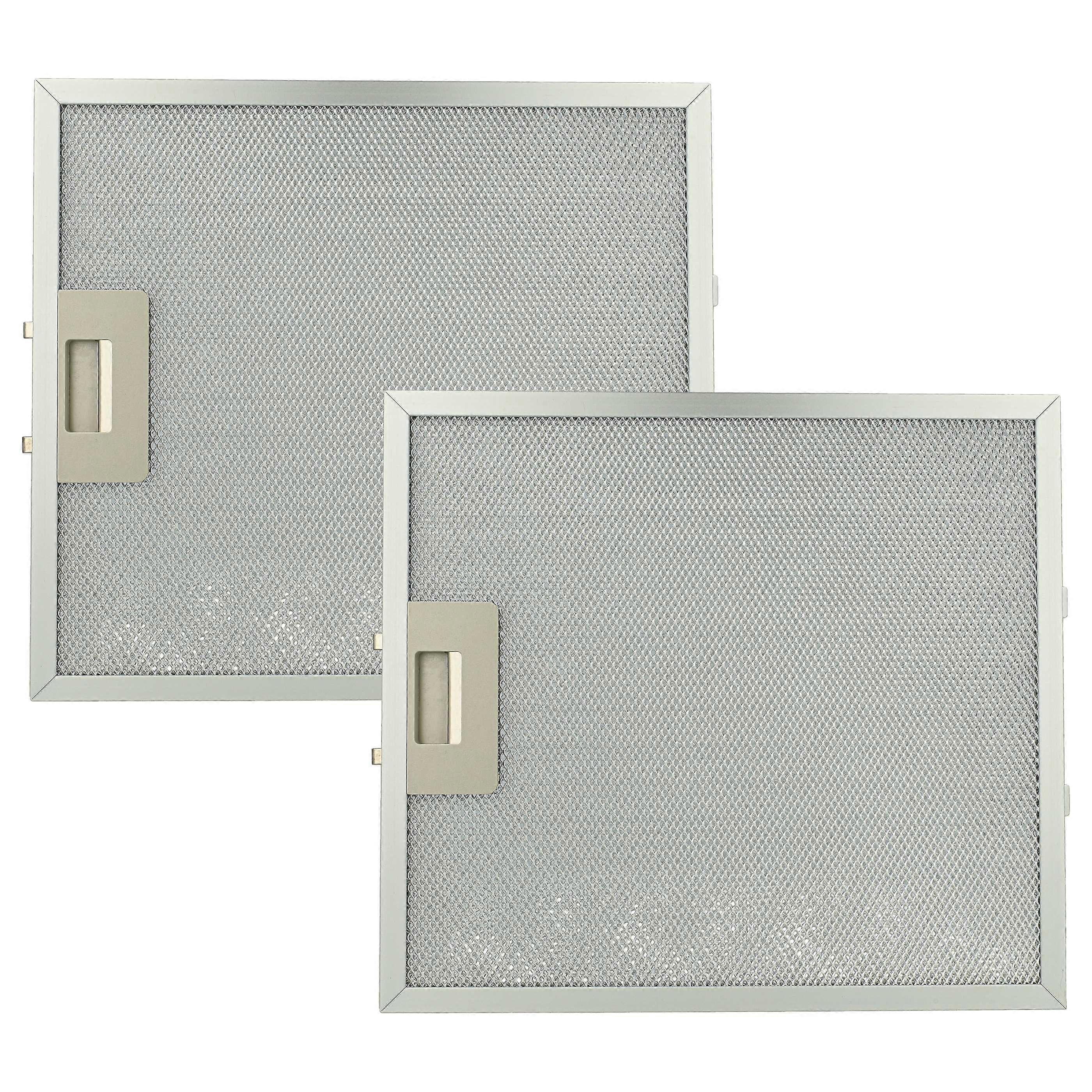 Filtro de gordura metálico vhbw 2x compatível com exaustor Whirlpool AKR 471 IX 857847101000 - 30,7 x 27,8 x 0,85 cm, metal