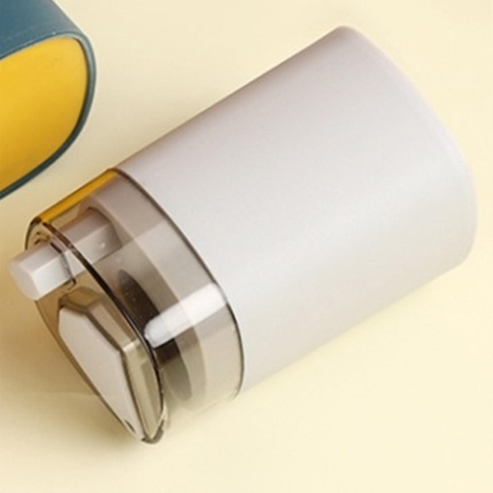 Toothpick Holder Plastic Pop Up Automatic Toothpick Dispenser Container for Kitchen Dining Room Restaurant Gray 