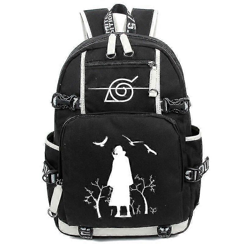 Anime cosplay backpack akatsuki sharingan student school shoulder