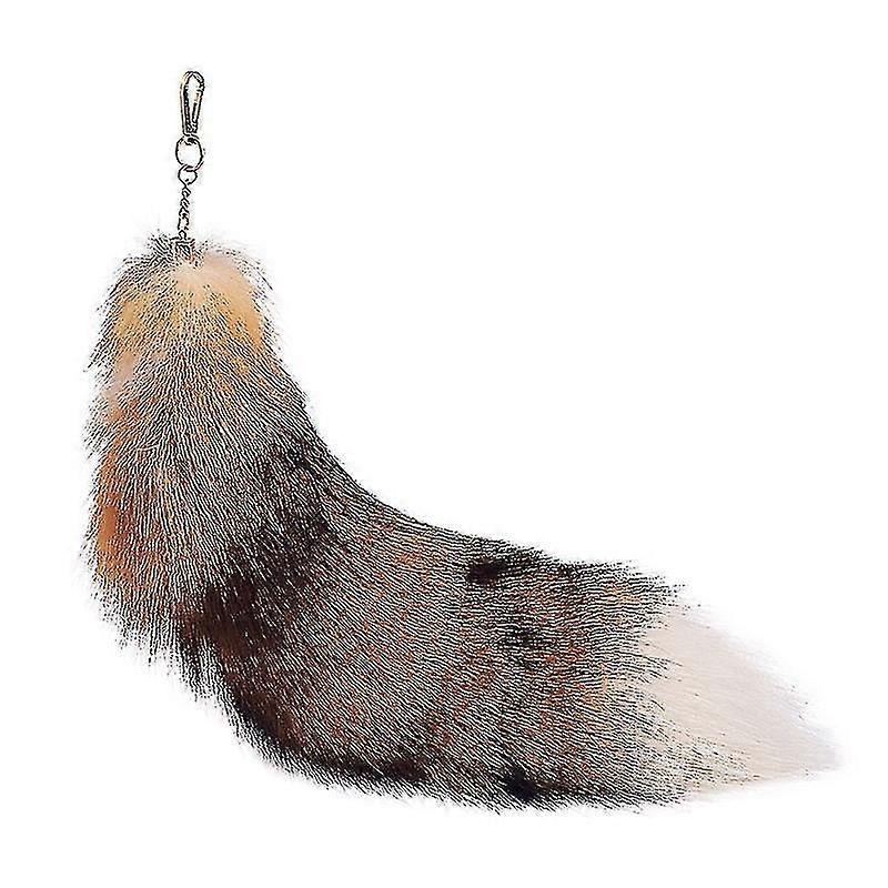 Κρεμαστό μενταγιόν Fox Tail Περίπου 40 cm Animal Tail Extra Large Μπρελόκ Γούνινη τσάντα Μενταγιόν Κρεμαστό Οροφή Κεραίας Αυτοκινήτου Μενταγιόν Fox Tail Decoration_llk13