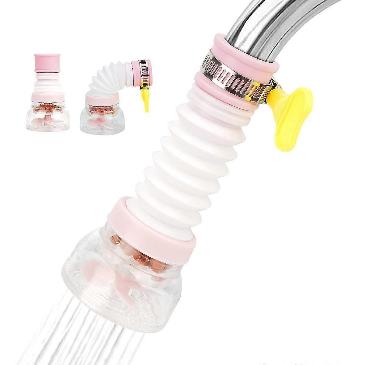 Kitchen Faucet, 3 Pieces Mini 360 Degree Rotating Faucet Water Filter 360 Kitchen Faucet Water Filter, Faucet Sprayer Faucet Water Filter for Home Fau