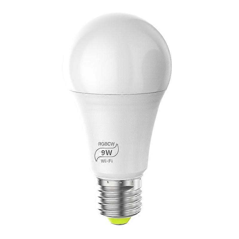 E27 110V 220V 9W WiFi Smart LED Bulb