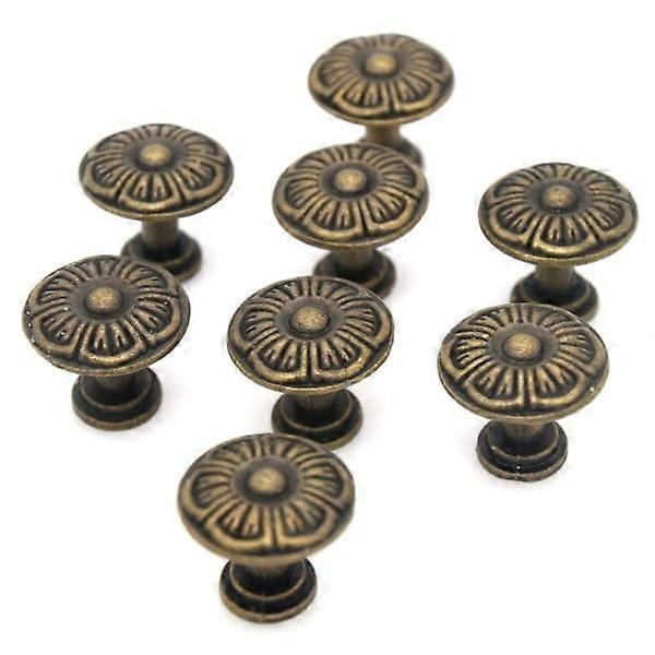 8 pcs Cabinet handle Drawer knob Pull brass knobs