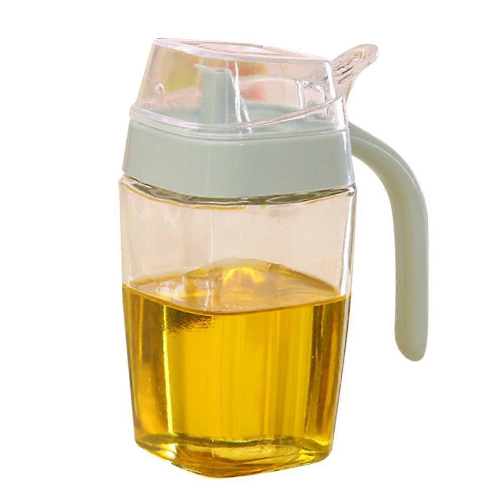 1個ガラスオイルディスペンサービネガーソースボトルキッチン用品収納缶クルート(350mlブルー)