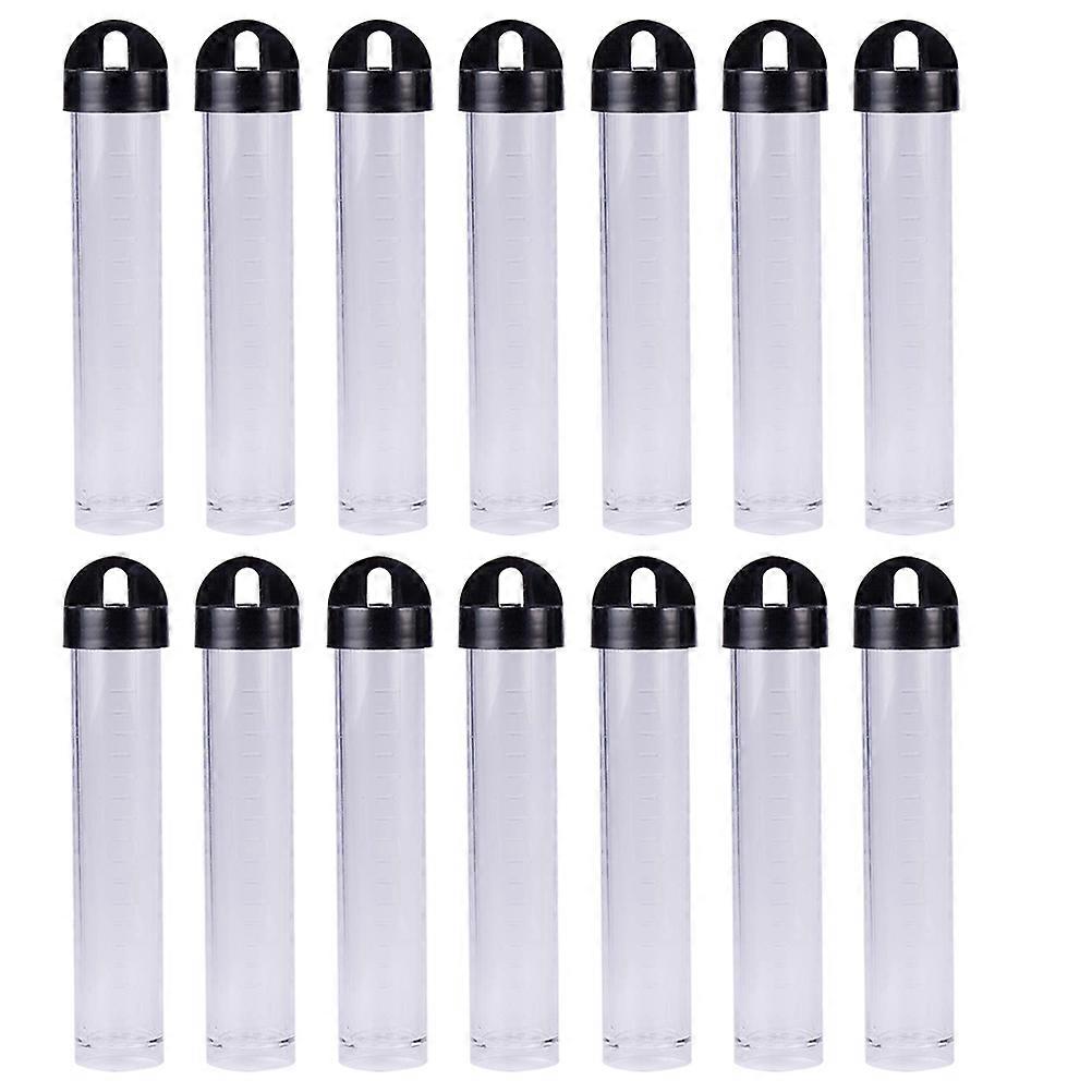 30 Pcs Transparent Tubes Beads Storage Container with Lid Empty Storage Tubes