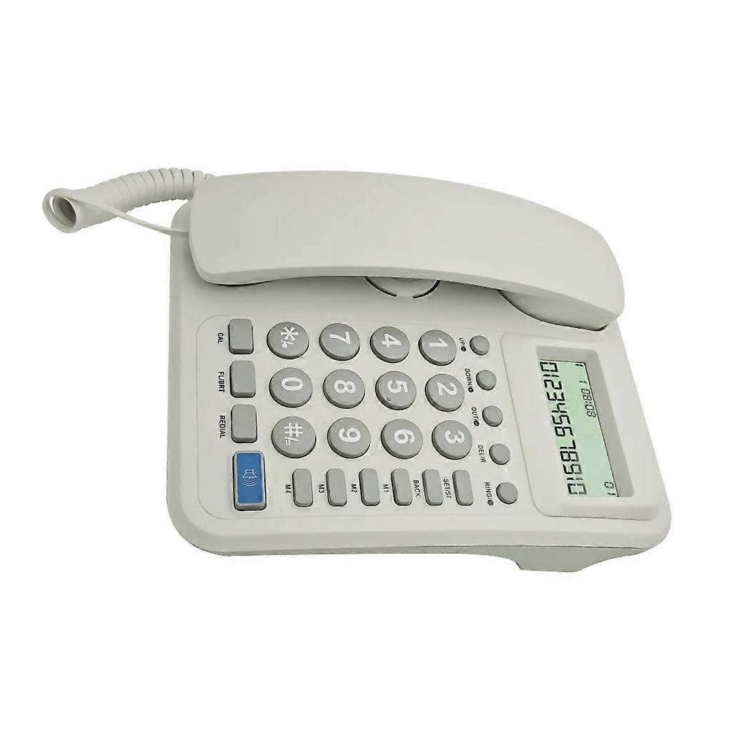 Corded Telephone Desktop Landline Telephone with Caller Display for Office