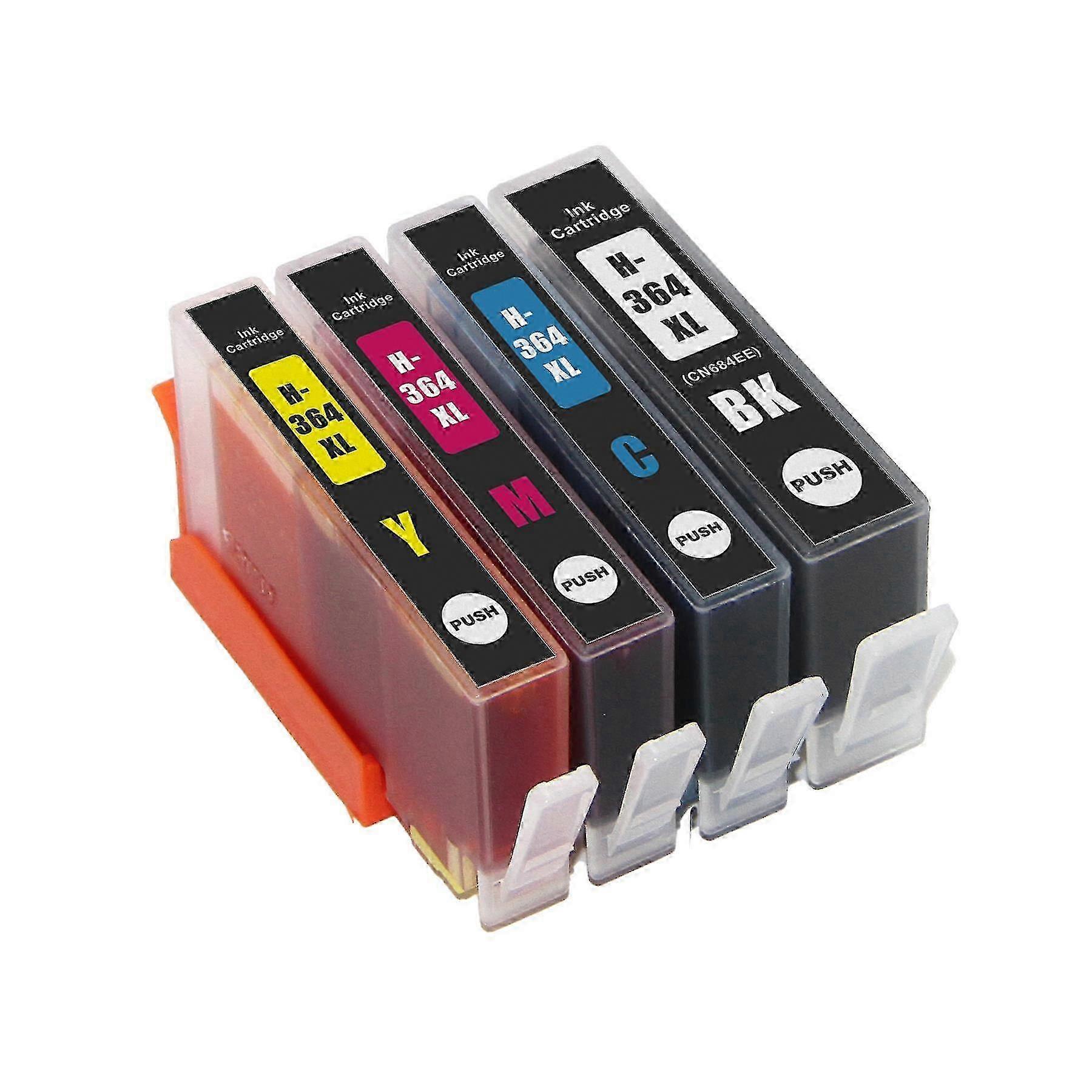 1 Compatible Set Of 4 364 (364xl) Printer Ink Cartrids Walkbee  