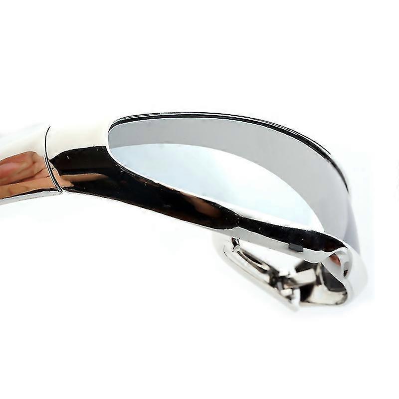 Futuristic Narrow Cyclops Color Mirrored Lens Visor Sunglasses