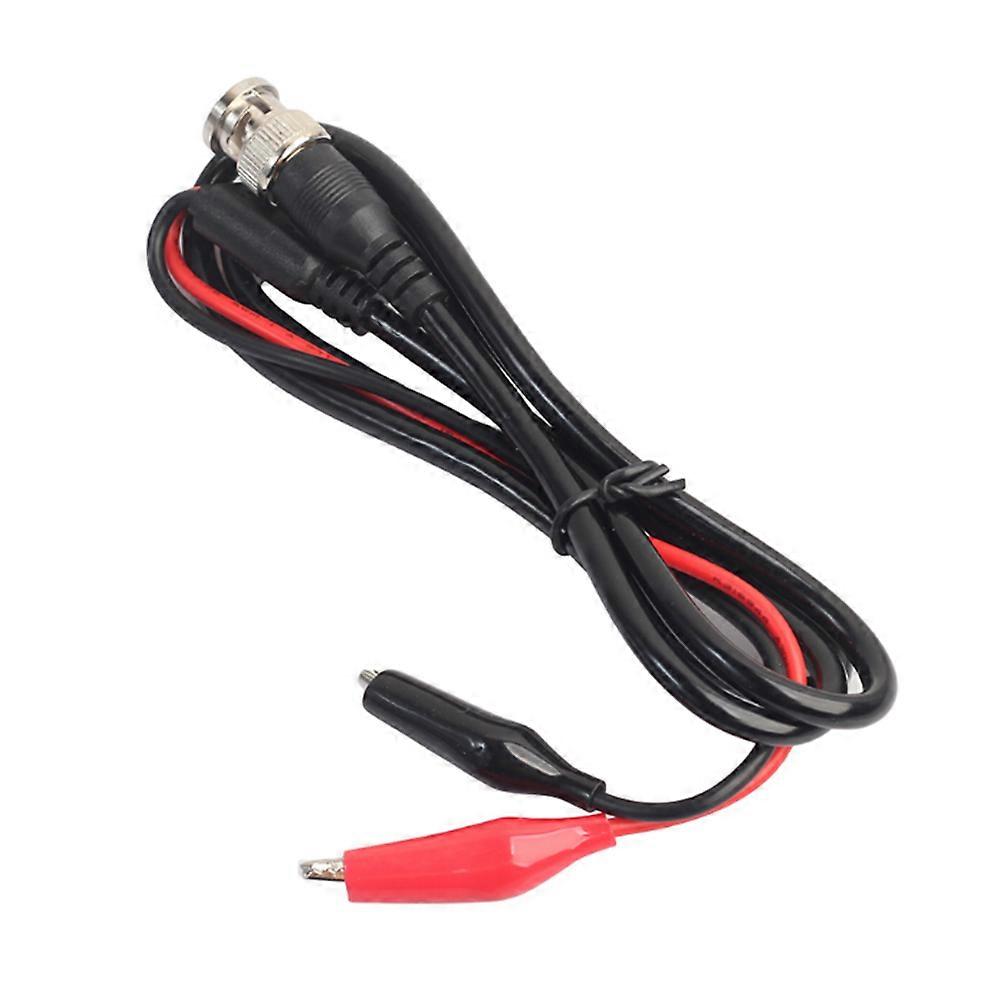 100cm BNC to Alligator Clips Test Lead Set Oscilloscope Test Probe Leads Test Cable Lead Electrical Crocodile Clamp