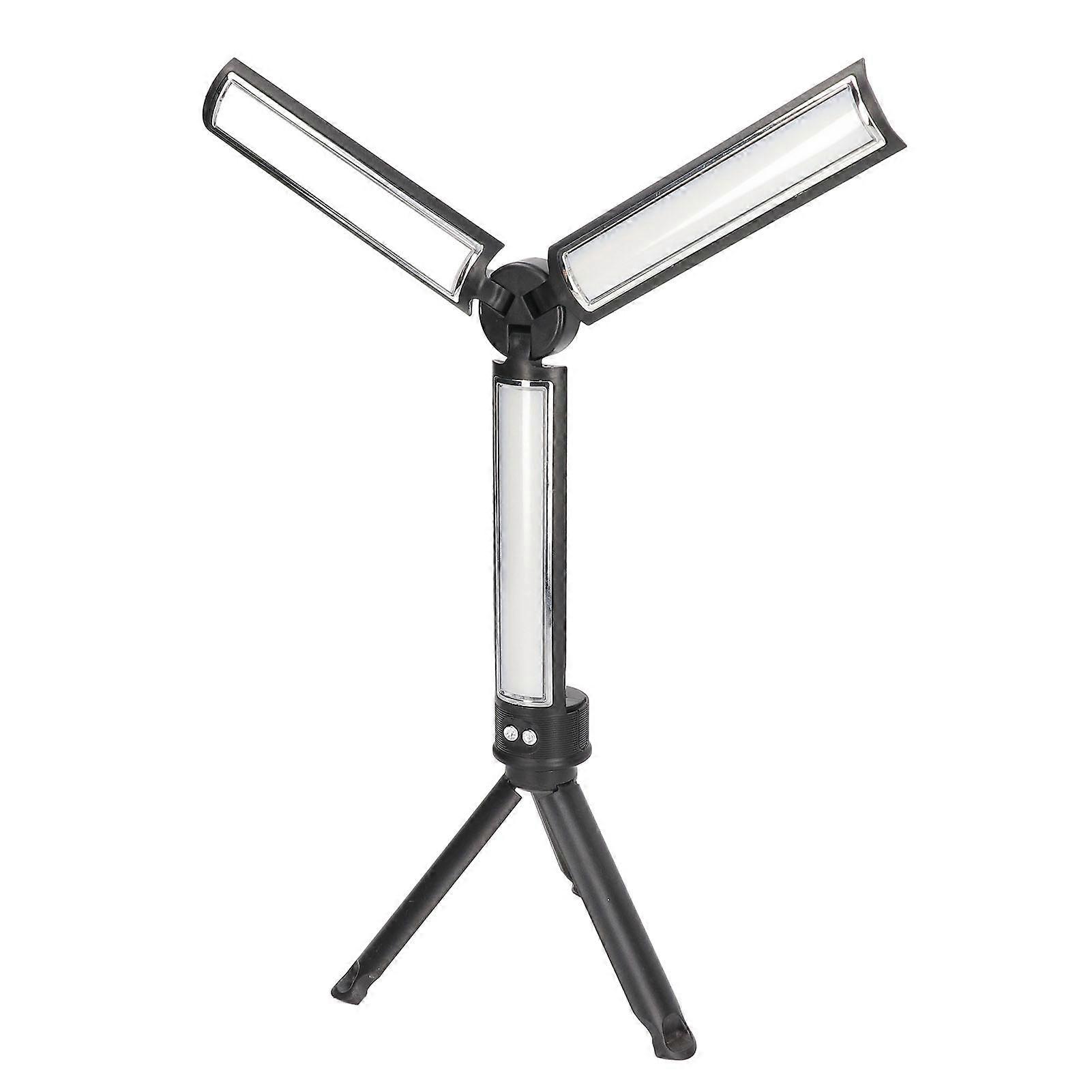 Work Light Three Sides Foldable LED with Tripod USB Charging Camping Lamp for Outdoor Shoo