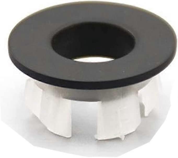 Sink Trim for Sink Overflow Cover Brass Insert in Holes Round Plugs Oil Rubbed Black