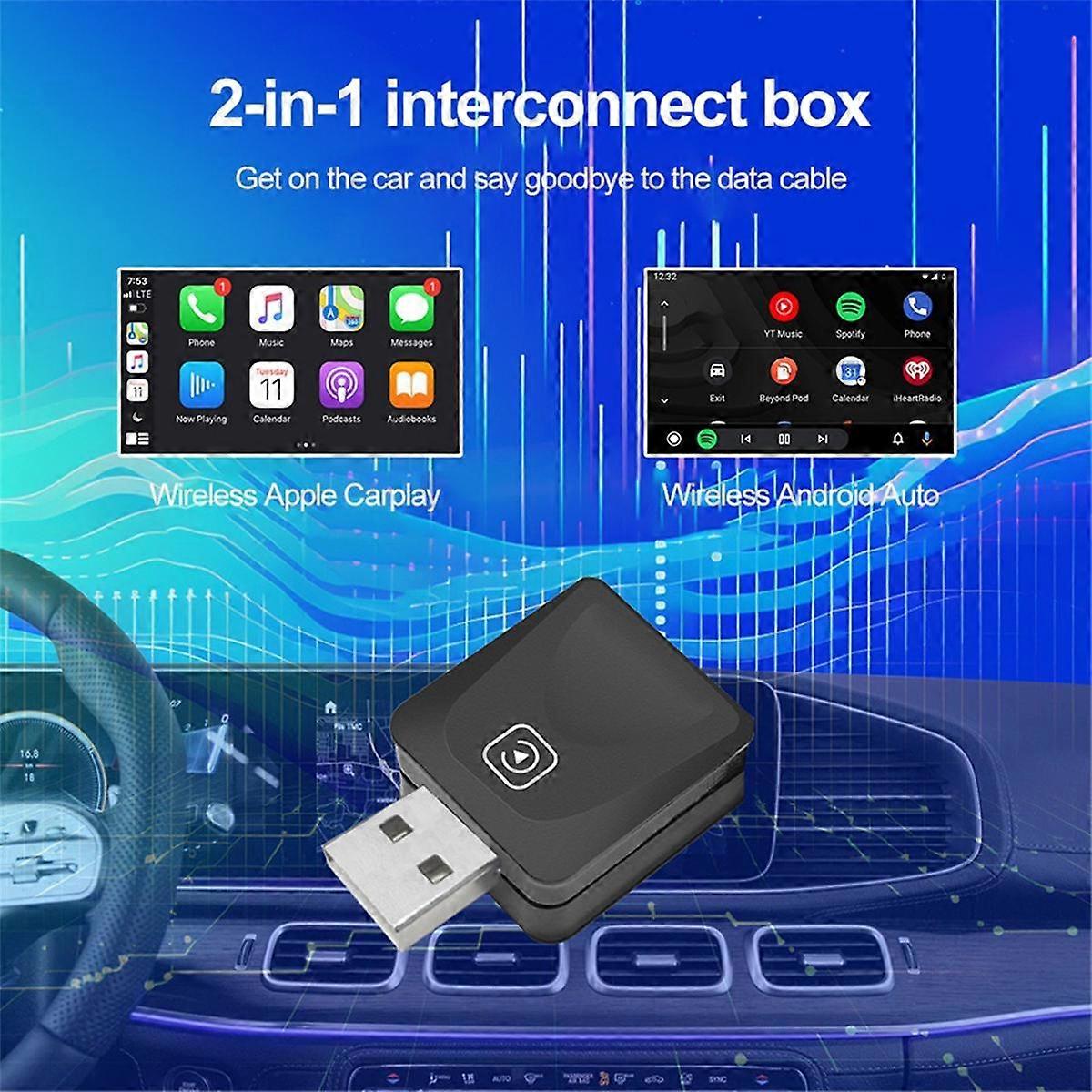 Adattatore Wireless CarPlay 2025 - Dongle Bluetooth 5.0 Plug & Play, Mini USB, Compatibile Con Auto Post 2016, Facile Installazione
