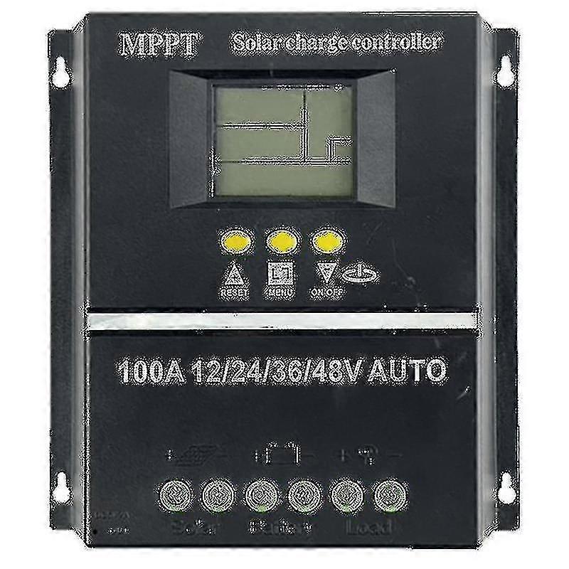 Pwm 100A 12V 24V 36V 48V Auto Solar Panel Charge Controller Solar Pv batterilader med LCD mppt-FCY