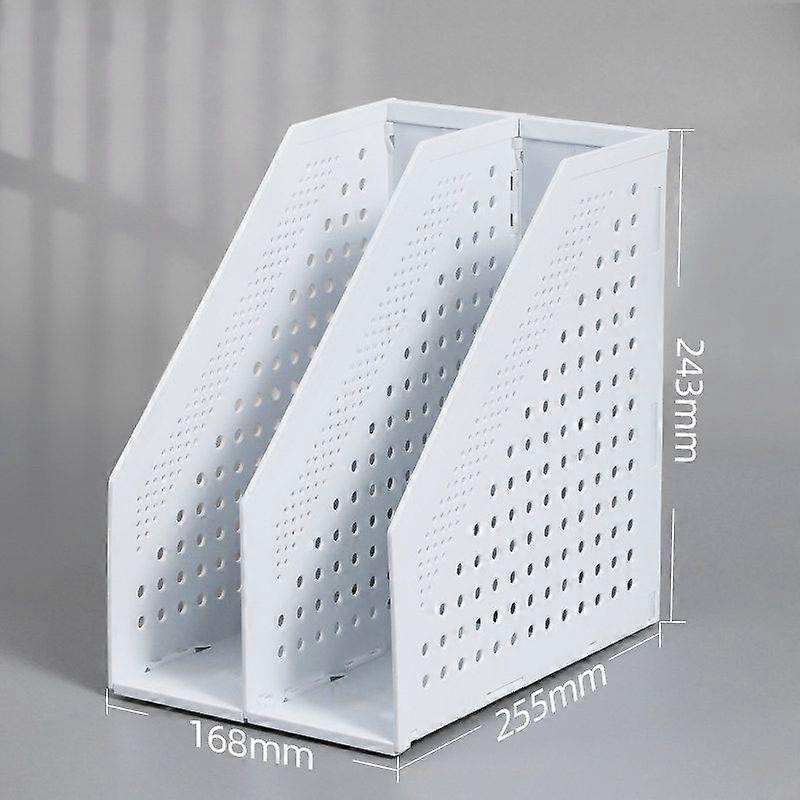 Student Folding Bookshelf Learning Office File Box Book Organizer File Storage Desktop Data Classification Superior Quality