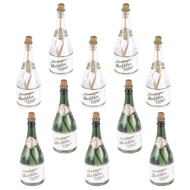 12pcs Champagne Bubble Containers Decor Champagne Bottles Bubble Containers