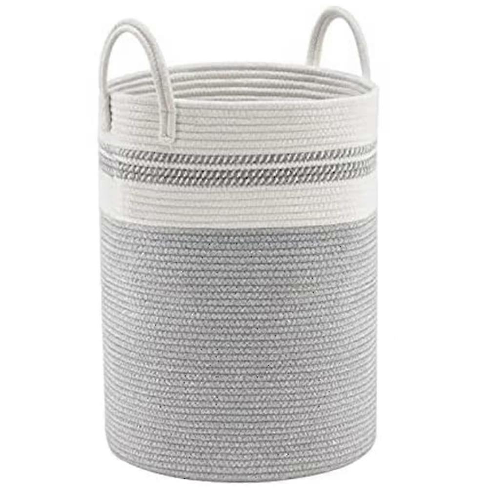 Cotton Rope High Durability Laundry Basket Drain Basket With Handle