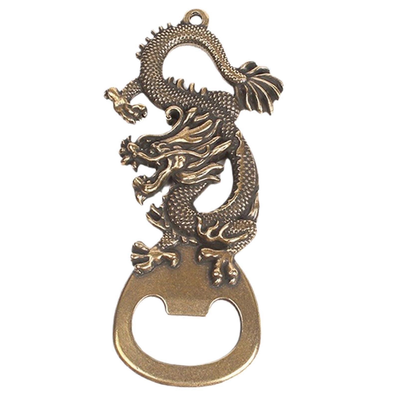 Chinese Dragon Theme Bottle Opener Rustproof Corrosion Resistant Creative Beer Bottle Opener Ornament