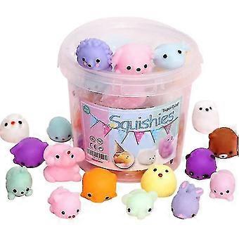 24pcs Squishy Toy Cute Animal Antistress Ball Mochi Toy Stress Relief Speelgoed