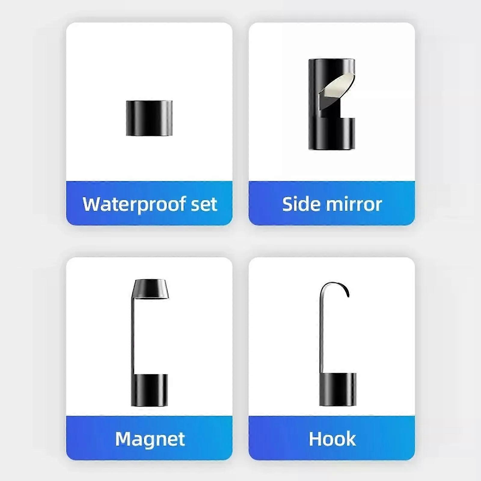 5MP Dual Lens WiFi Endoscope | 6 LED Lights, IP67 Waterproof, Portable Mini Camera for iOS/Android/Windows/Mac