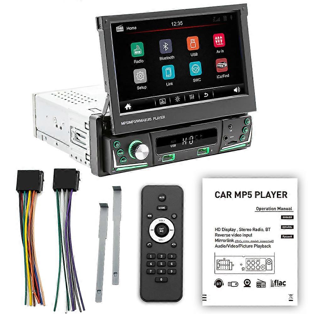 carplay ANDROID AUTO Car Stereo Audio 7" MP5 Multimedia Player Mirrorlink  find my car 60Wx4  TF/USB/AUX/FM/BT5.1