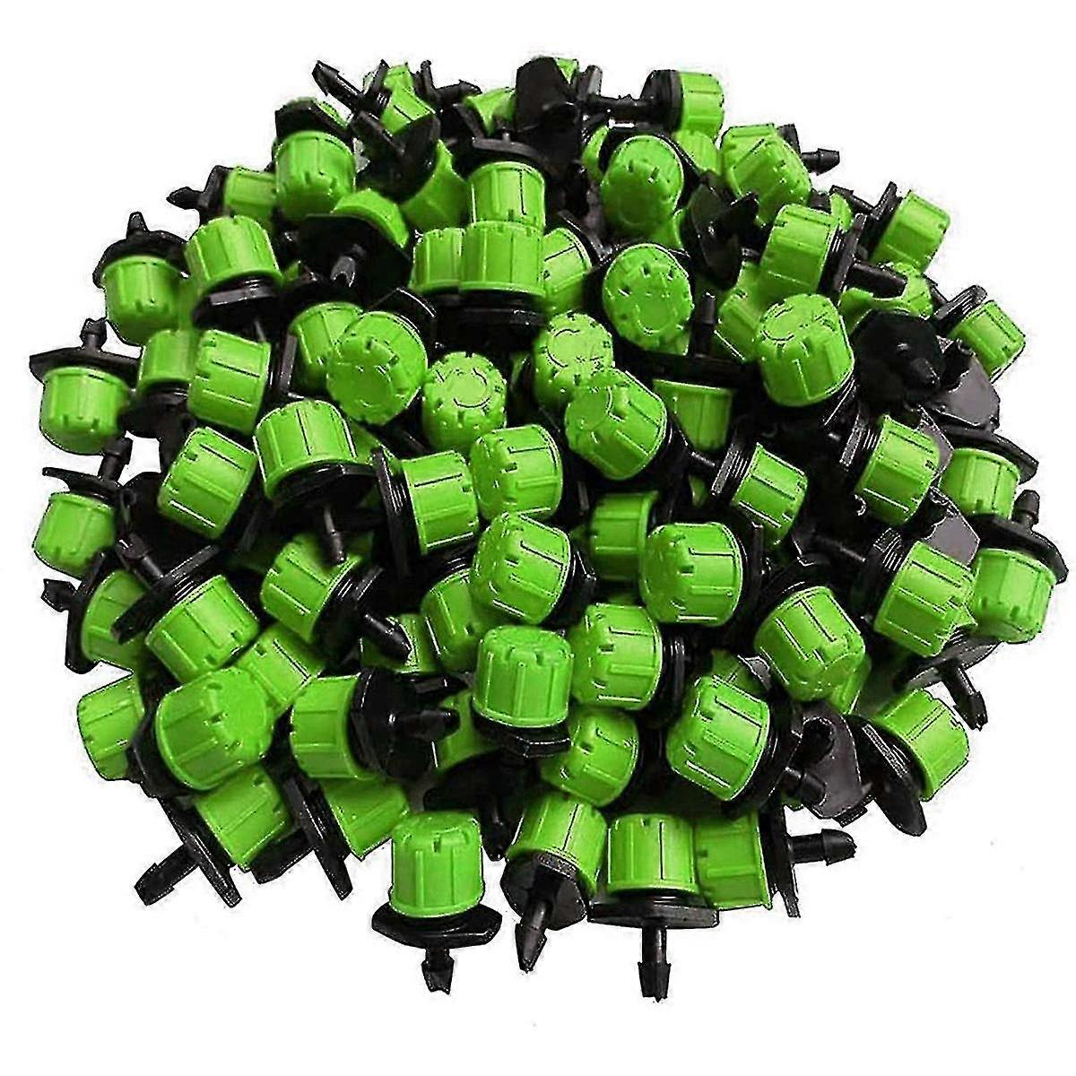 100pcs 1/4inch Adjable -type Drip Irrigat System Ing Sprinklers Anti-clogging Emitter Ga