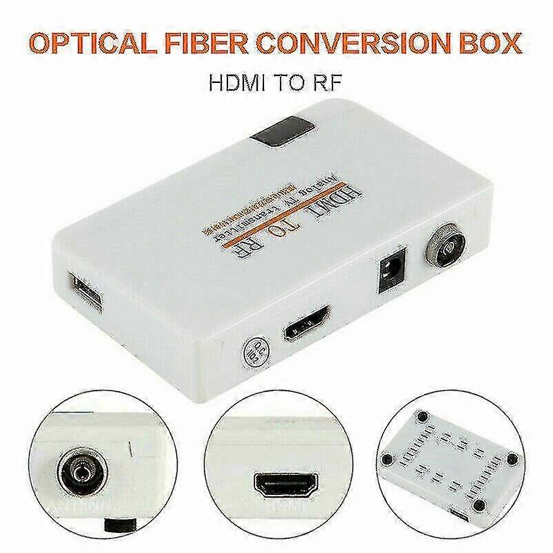 Hdmi To Rf Coax Converter Adapter For Tv Convert Hdmi Digital Signals To Rf Analogo Signals-- -Ayane -Suzuka
