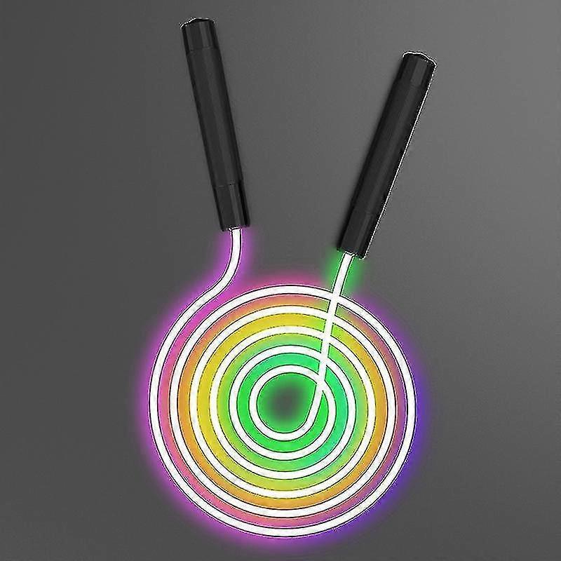 Glowing Jump Rope Adjustable 2.8m Light Up Skipping Rope