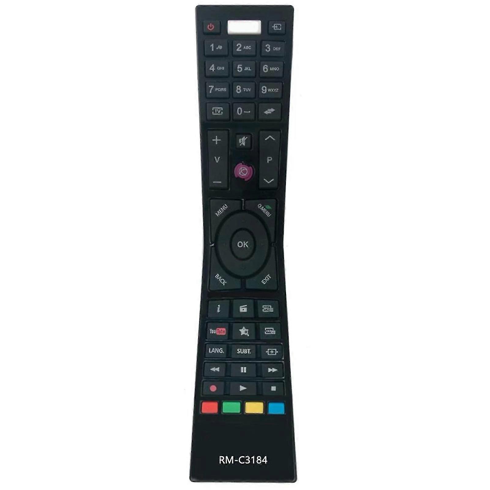 Replacement Remote Controller Rm-c3184 For Lt-24vh52i Lt24vh52j Lt24vh52k