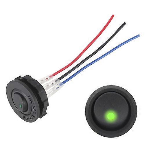 Car / Boat Modified Switch with 11cm Cable (Green Light)