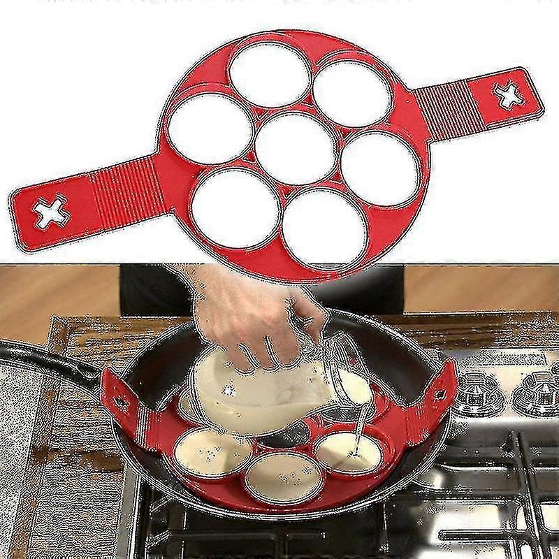Nonstick Pancake Cooking Tool Egg Ring Maker Cheese Egg Cooker Pan Flip