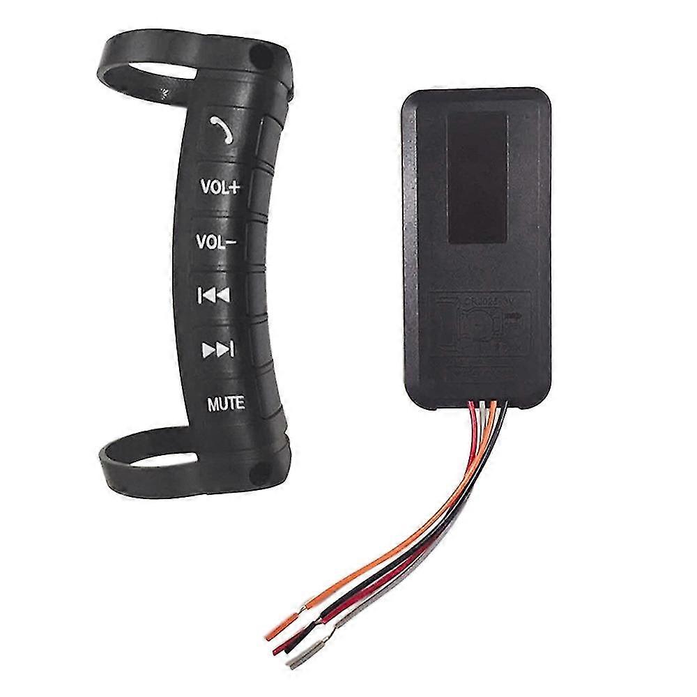 Universal Car Steering Wheel Remote Control Button Multi-function Wireless Bluetooth Control For 2d