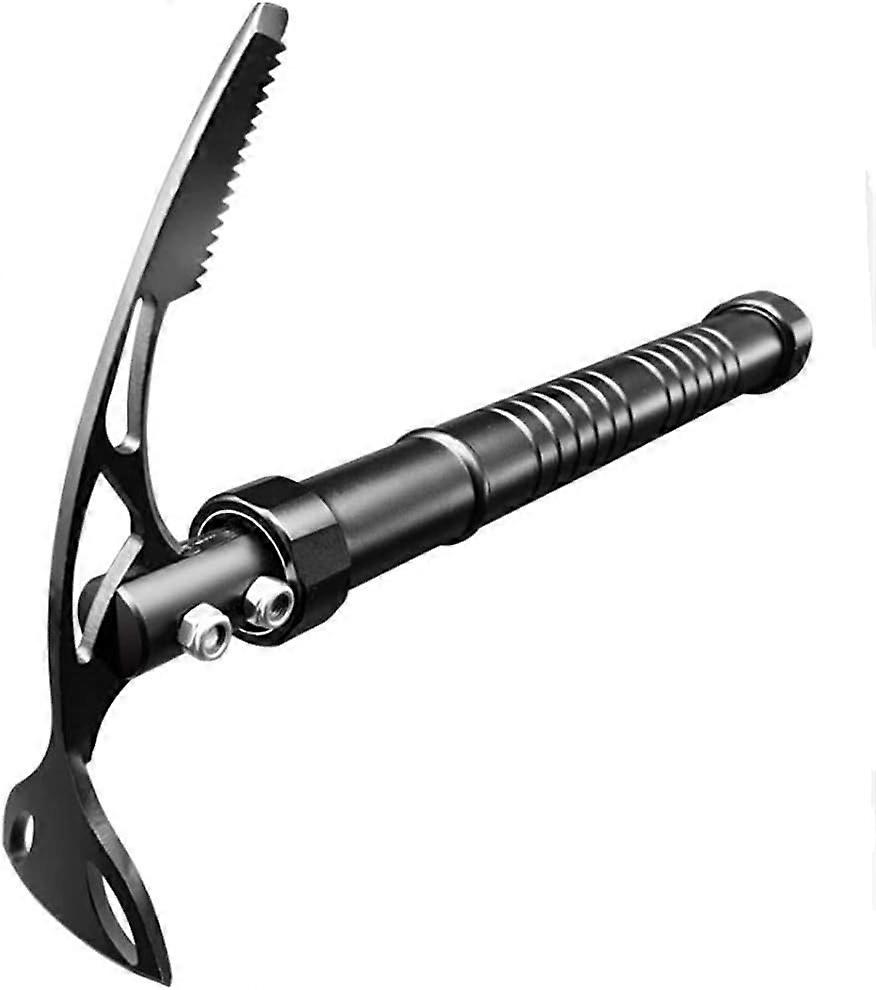 Outdoor multi-function pickaxe double-headed small hoe tool camping pickaxe hand axe tool 2.09x13.38 inch sickle