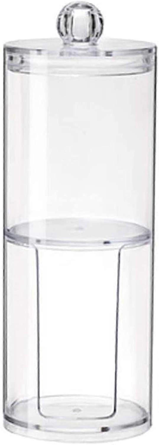 Wekity القطن منصات حامل ماكياج المنظم، واضح الاكريليك مستحضرات التجميل القطن الكتل حامل / حالة، حاويات تخزين ماكياج