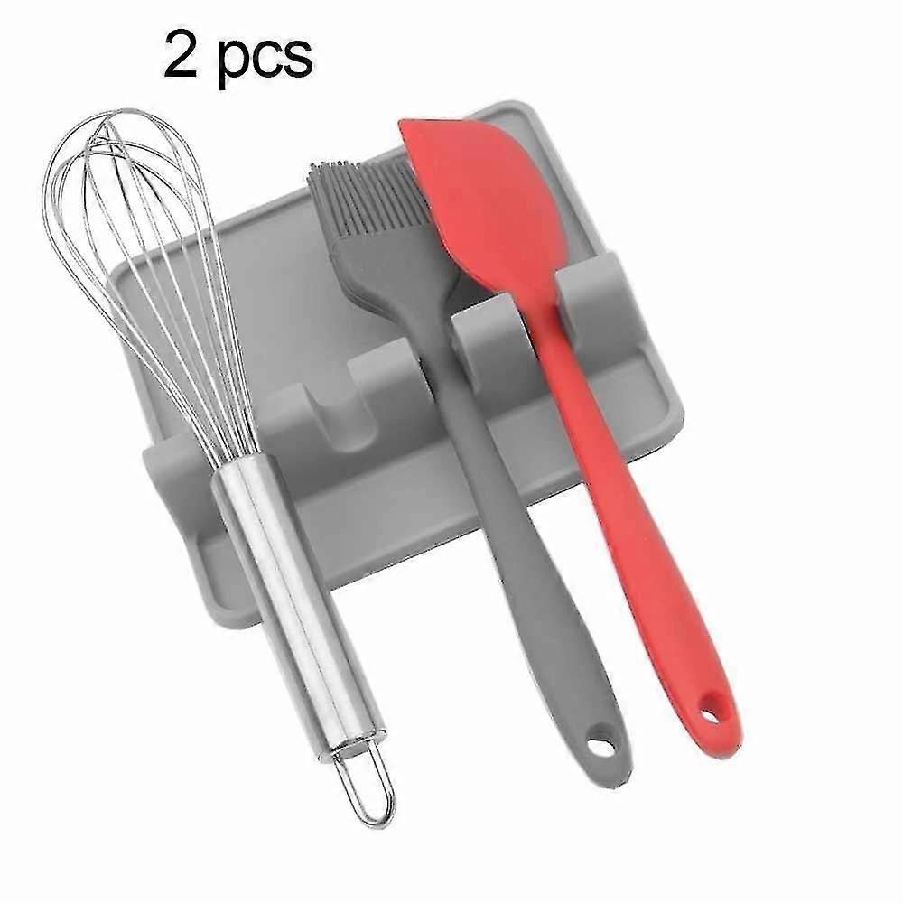 Kitchen Utensil Rest. Ladle Spoon Holder. (2 Pack)