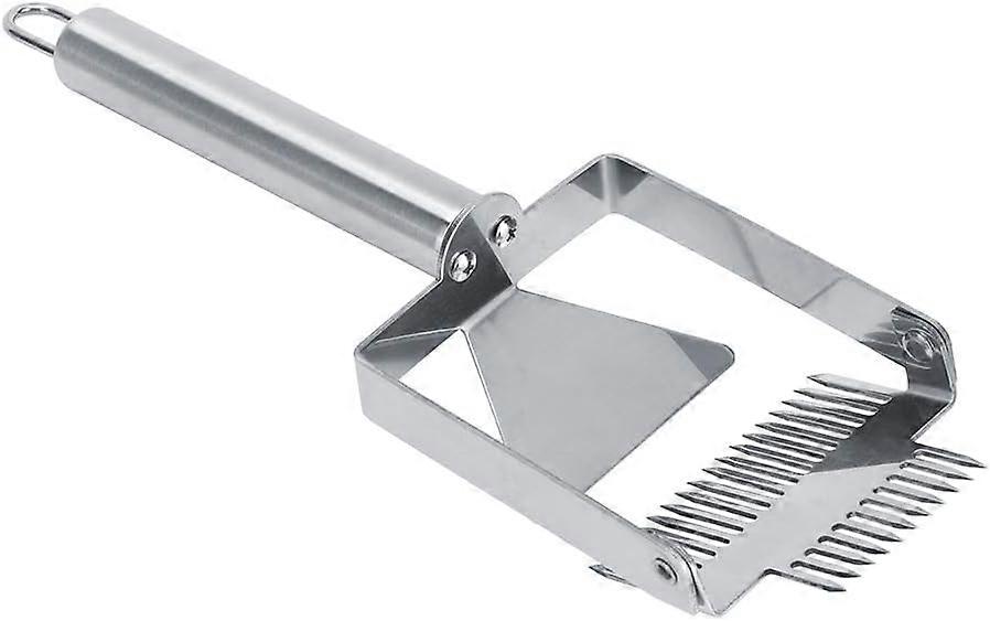 Honey Scraper, Stainless Steel Double Needle Uncapping Fork, Honey Fork, Beekeeper, Honey Scoop, Beekeeping Tool with Teeth