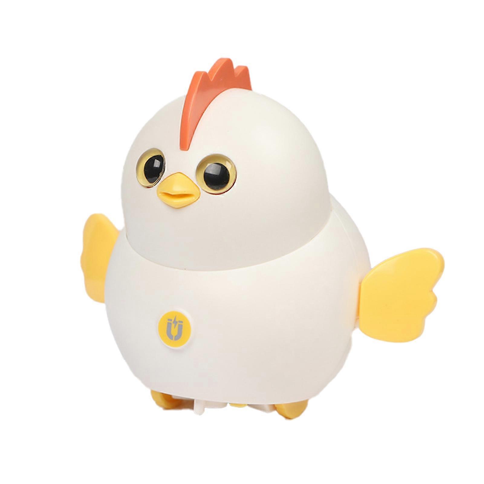 Electric Swinging Chicken Cute Educational Plastic Cartoon Baby Magnetic Chick Toy for Home KAESI