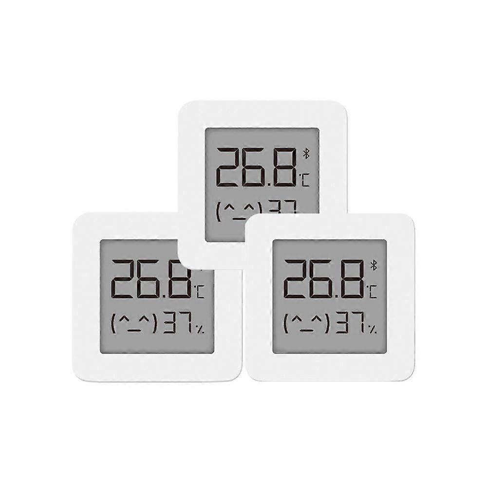 For Xiaomi Mi Hygrometer Digital Thermometer Bluetooth Thermometer Professional Home Indoor Humidity and Temperature Meter for Room Measurement, 3pcs