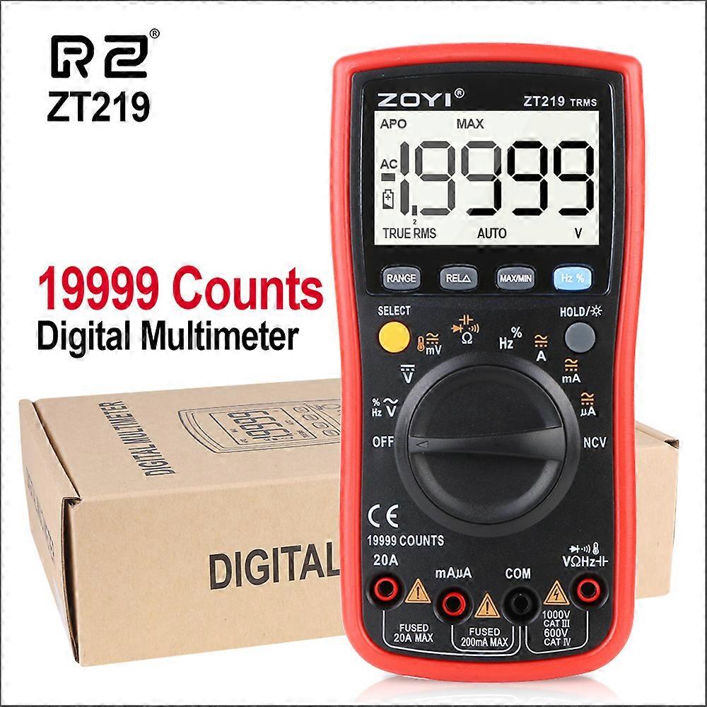 Multimeter Professional Auto Digital Multimeter True-RMS 19999 Counts AC/DC Voltage Current Voltmeter Capacitance Ohm Meter