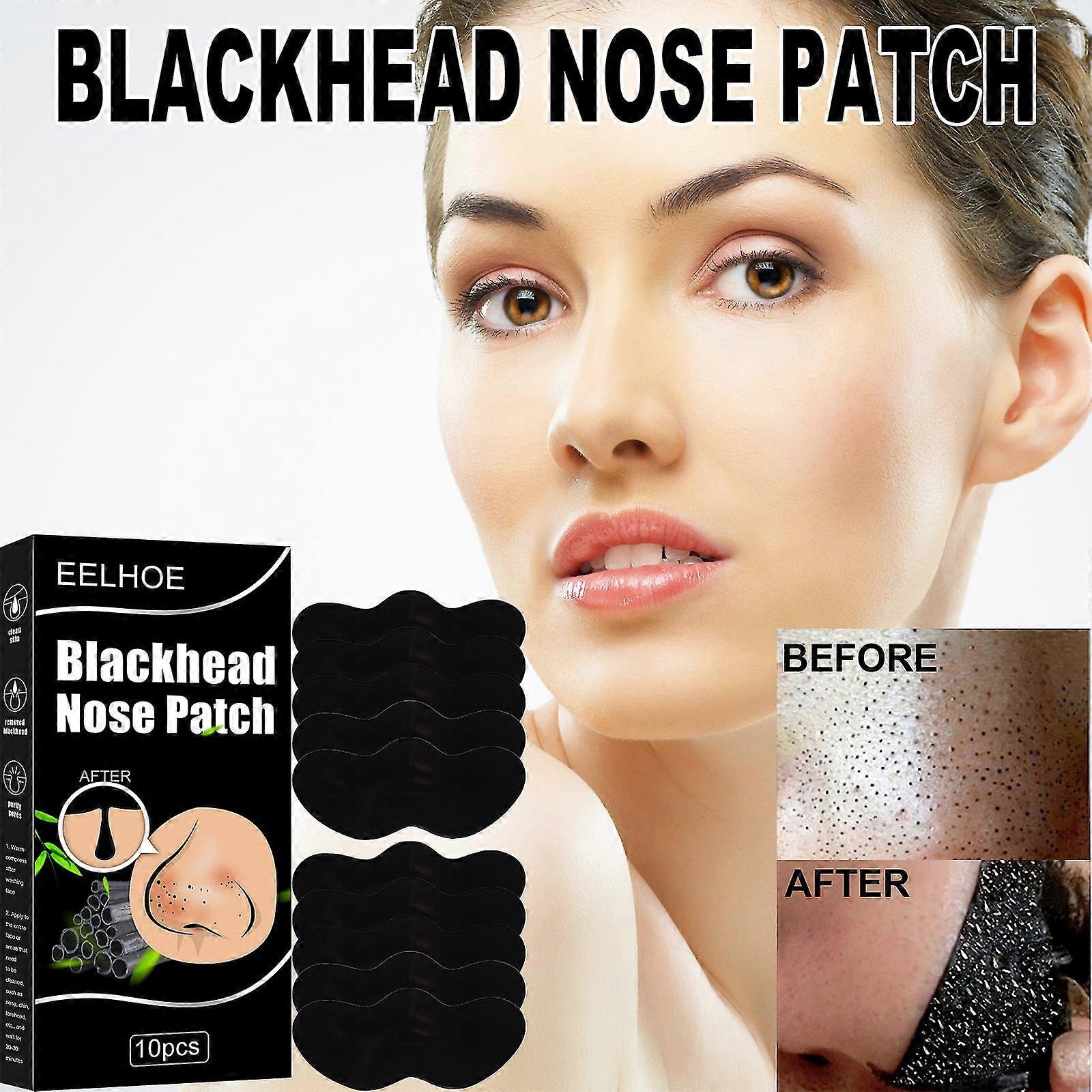 Blackhead Nose Patch, Blackhead Pore Strips, Deep Charcoal Pore Cleansing Strips, Nose Blackhead Remover Strips for All Skin