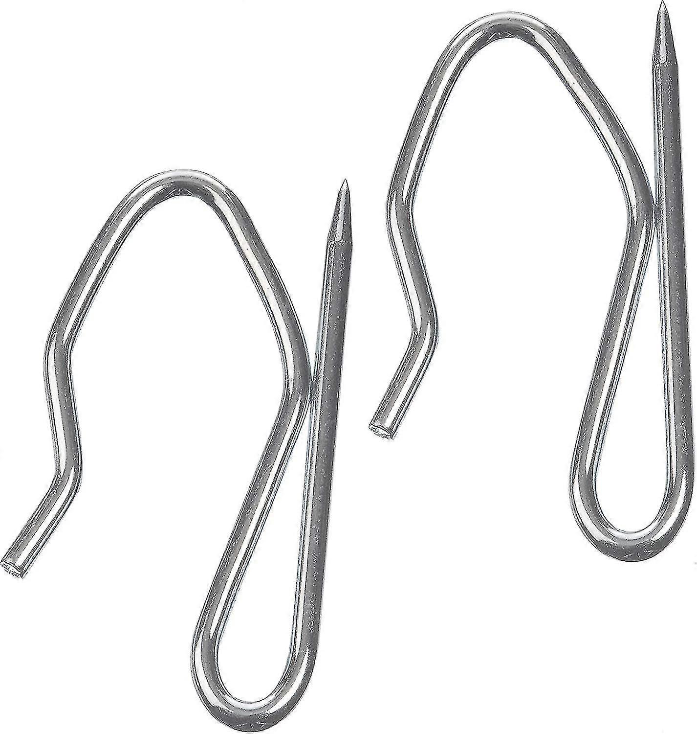 Βαρέων καθηκόντων γάντζοι καρφιτσών κουρτίνας μετάλλων ψευδαργύρου (50 τεμ) για τις κουρτίνες πτυχών μολυβιών