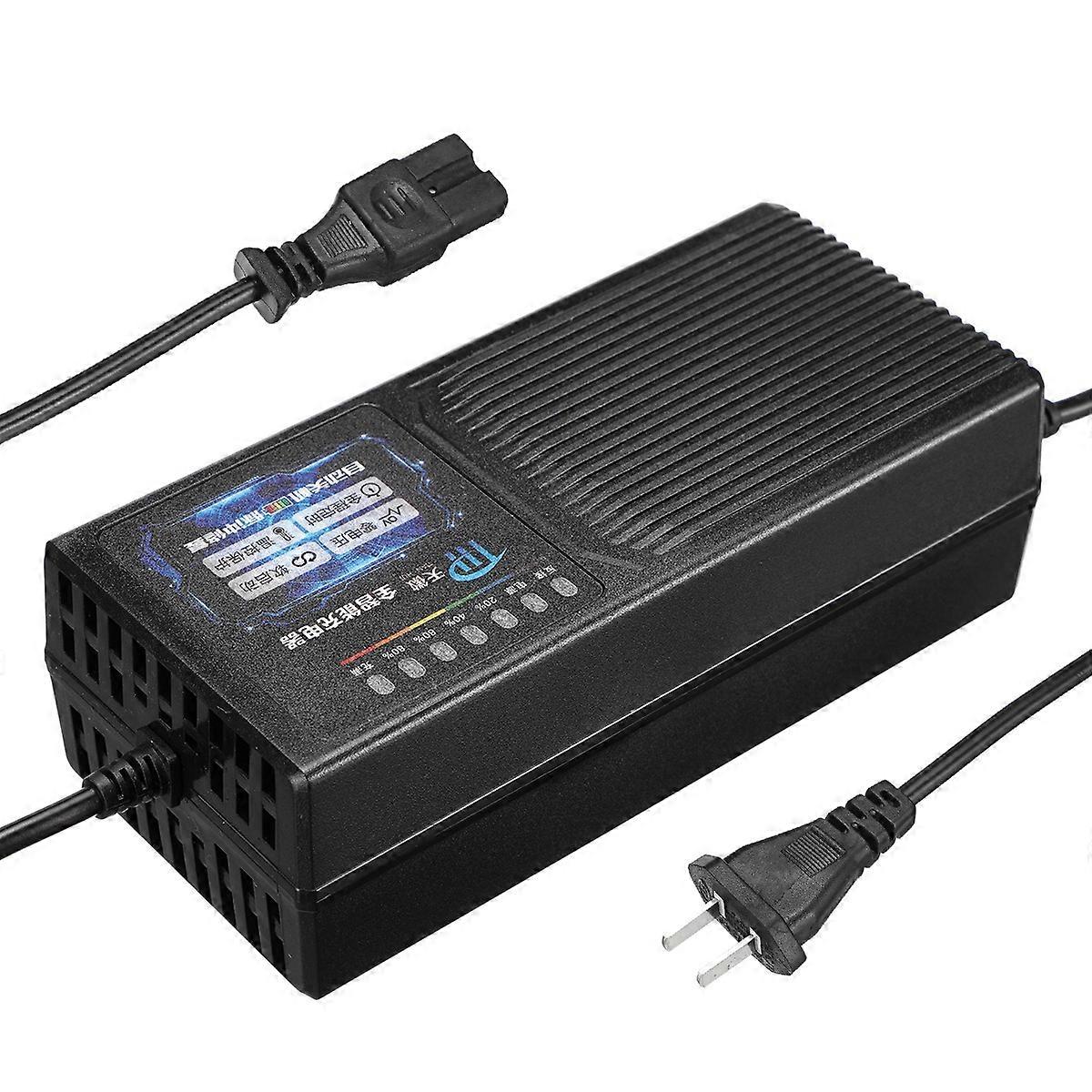 72V 20AH Electric Vehicle Charger with 7 Light Power Display Current Leakage Protection Lead Acid C