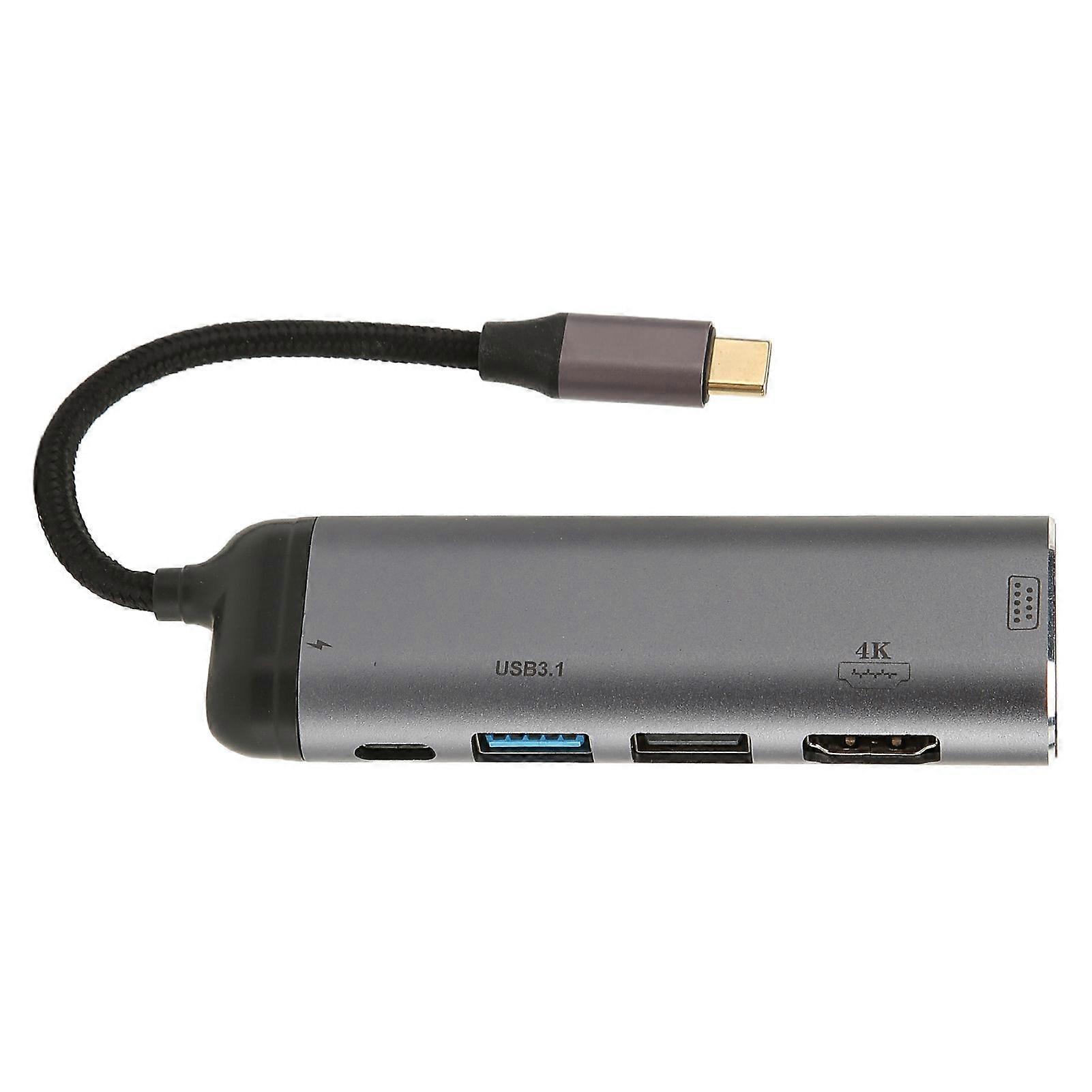 Typ C Dockingstation Multifunktional Typ C zu PD100W USB3.1 USB2.0 Typ C2.0 4K Typ C Hub für Laptops PC
