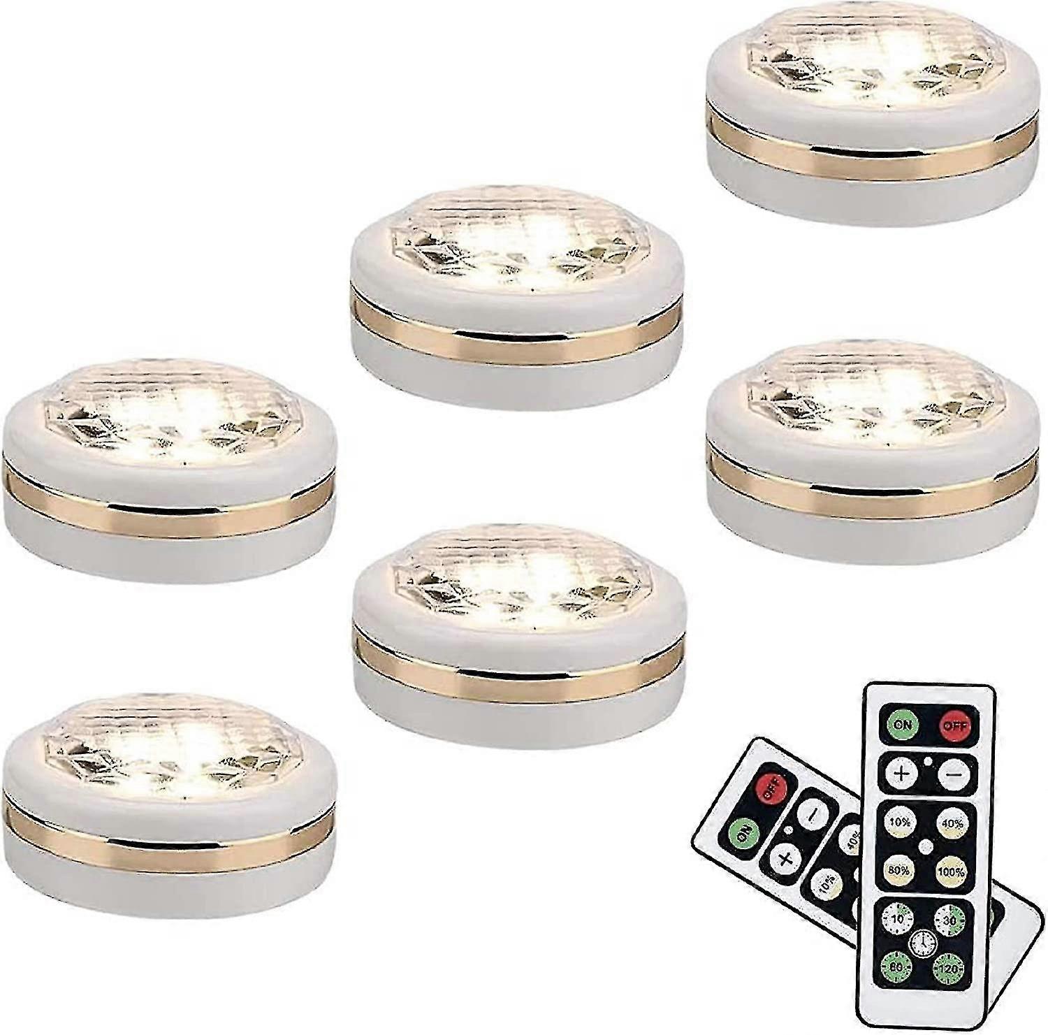 Wireless Led Lights With Remote Control 6 Pack Led Closet Lights Under Lighting Stick Lights