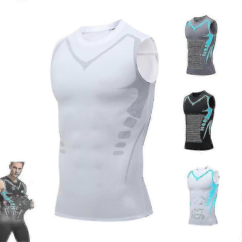 Posture Corrector Vest For Men, Ionic Shaping Sleeveless Shirt - JA - MXBC