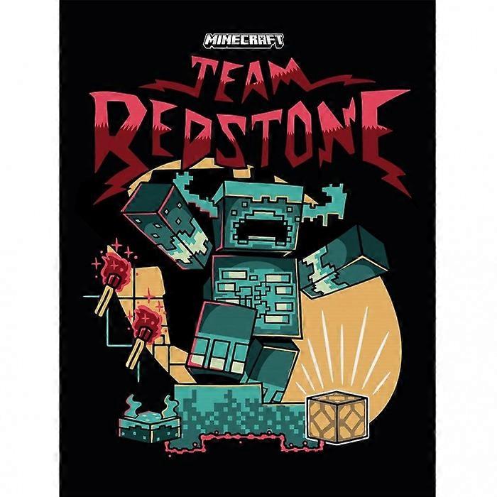 Minecraft Team Redstone Canvas Print